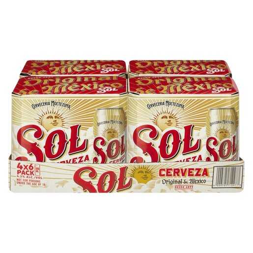 Sol Premium Lager 500ml Case (24)