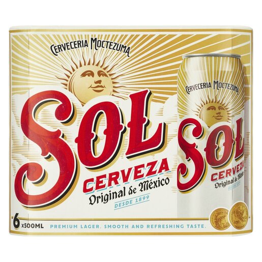 Sol Premium Lager 500ml 6-Pack