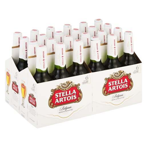 Stella Artois Premium Lager Beer 330ml Case (24)