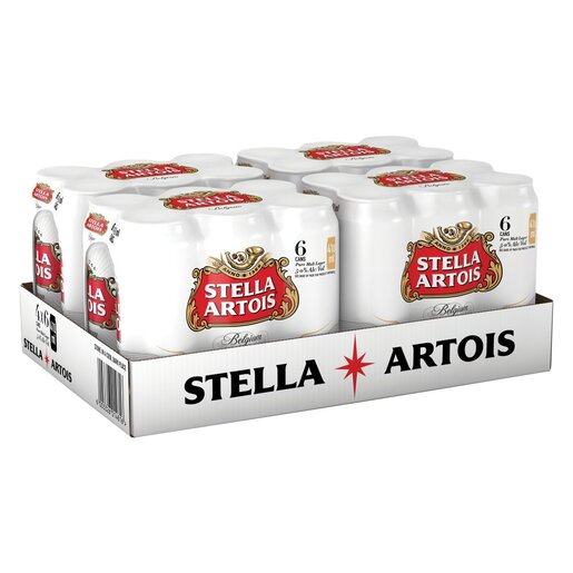 Stella Artois Premium Lager Beer 410ml Case (24)