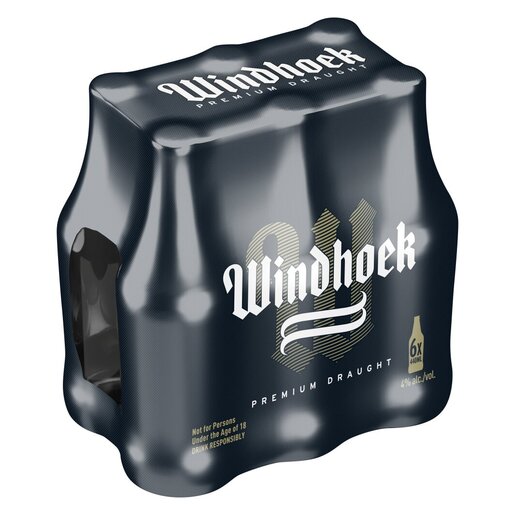 Windhoek Premium Draught 440ml 6-Pack