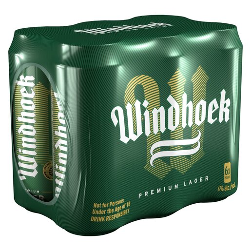 Windhoek Premium Lager 500ml 6-Pack