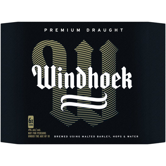 Windhoek Premium Draught 500ml 6-Pack